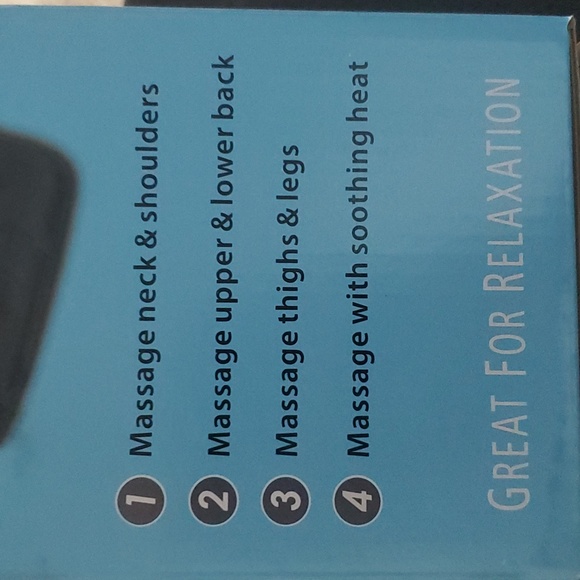 : Health Touch Massage Seat Topper Vibration & Heat Relax & Sooth Muscles - Picture 9 of 10